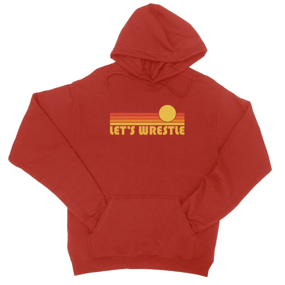 Let's Wrestle Sunrise College Hoodie
