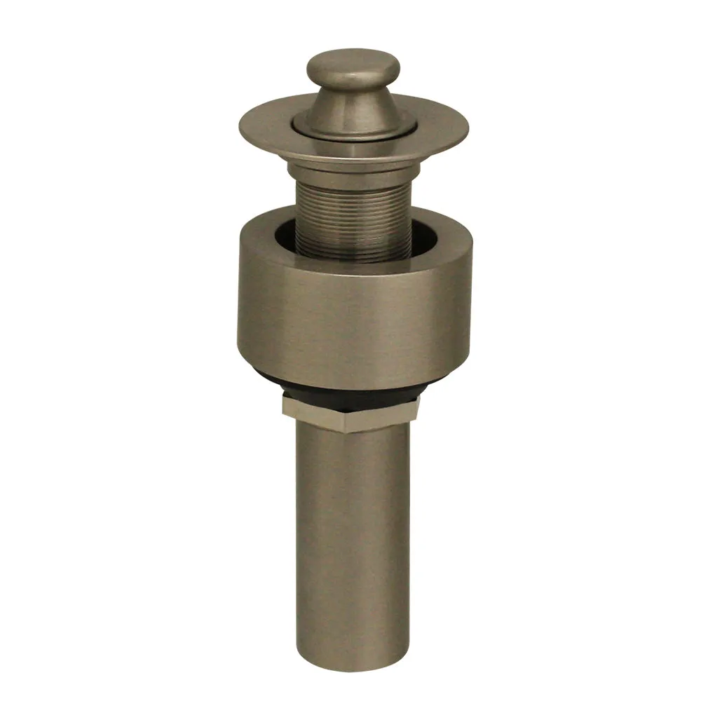 Lift and Turn Drain with Pull-up Plug for Above Mount Installation