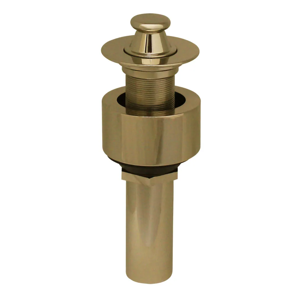 Lift and Turn Drain with Pull-up Plug for Above Mount Installation