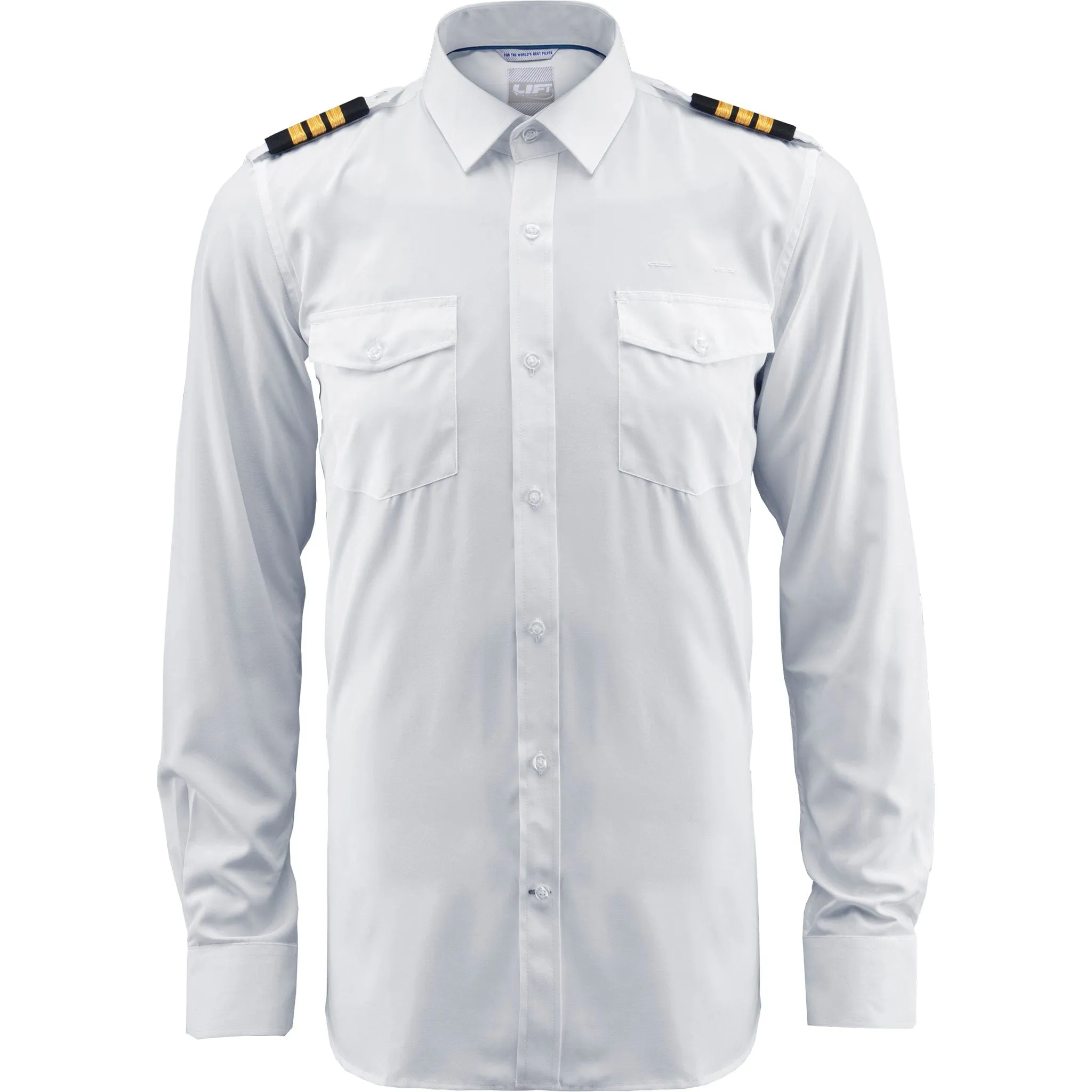 Lift Aviation Flextech Professional Pilot Long Sleeve Shirt (With Eyelets)