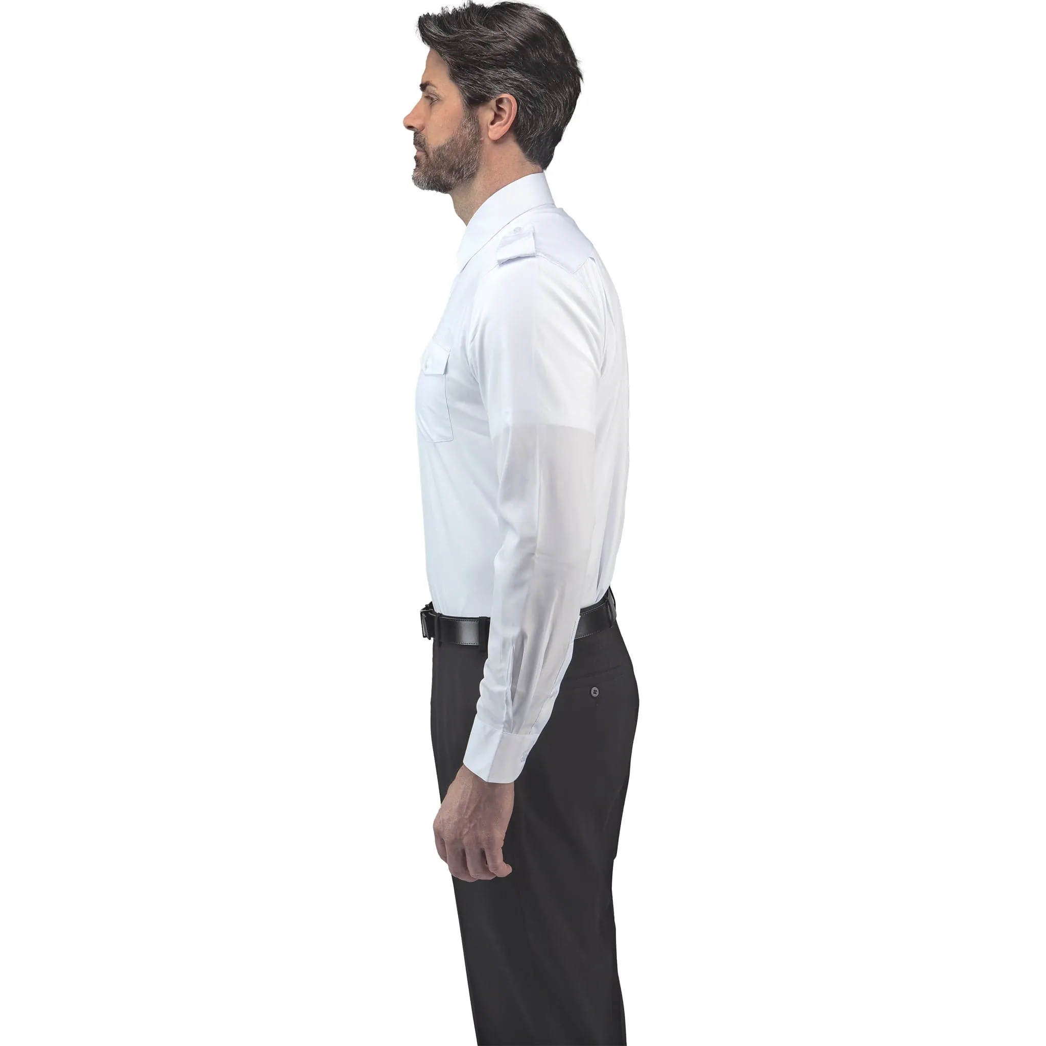 Lift Aviation Flextech Professional Pilot Long Sleeve Shirt (With Eyelets)