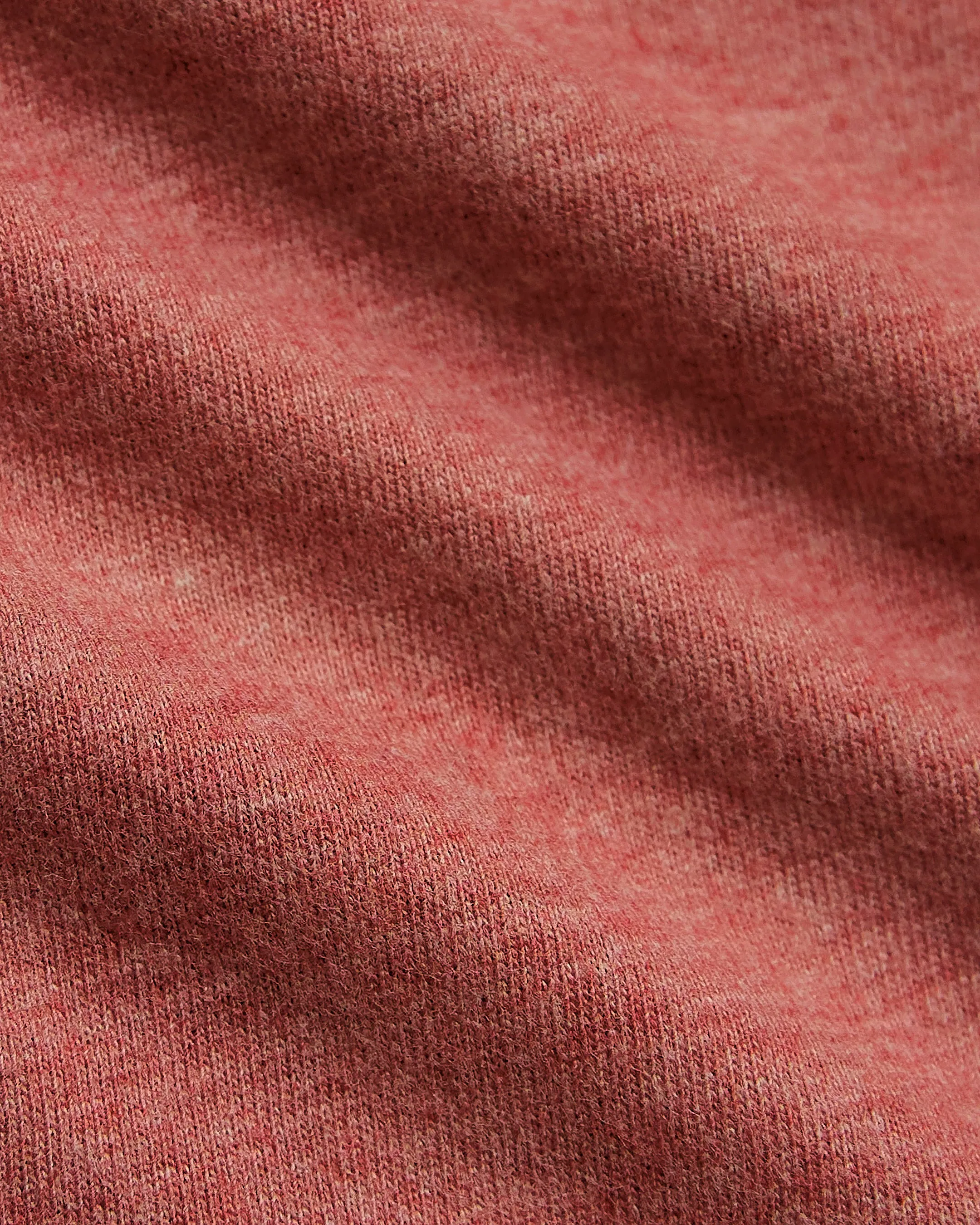 Light Heather Vermilion Tall Straight Hem Crew Neck T-Shirt