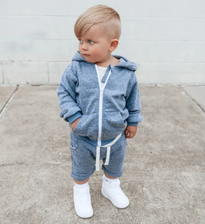 Little Bipsy Washed Harem Shorts - Navy