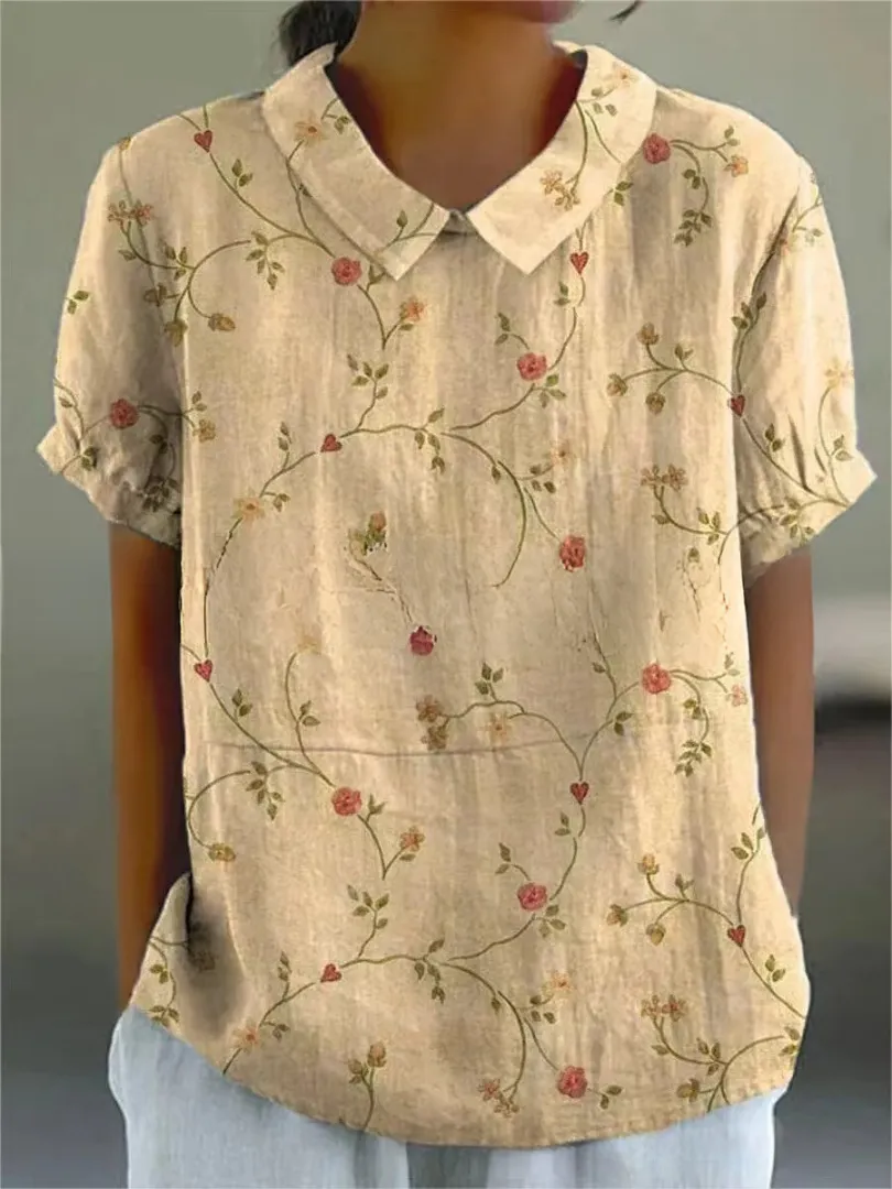 Liv | Stylish Ladies Blouse with Floral Pattern