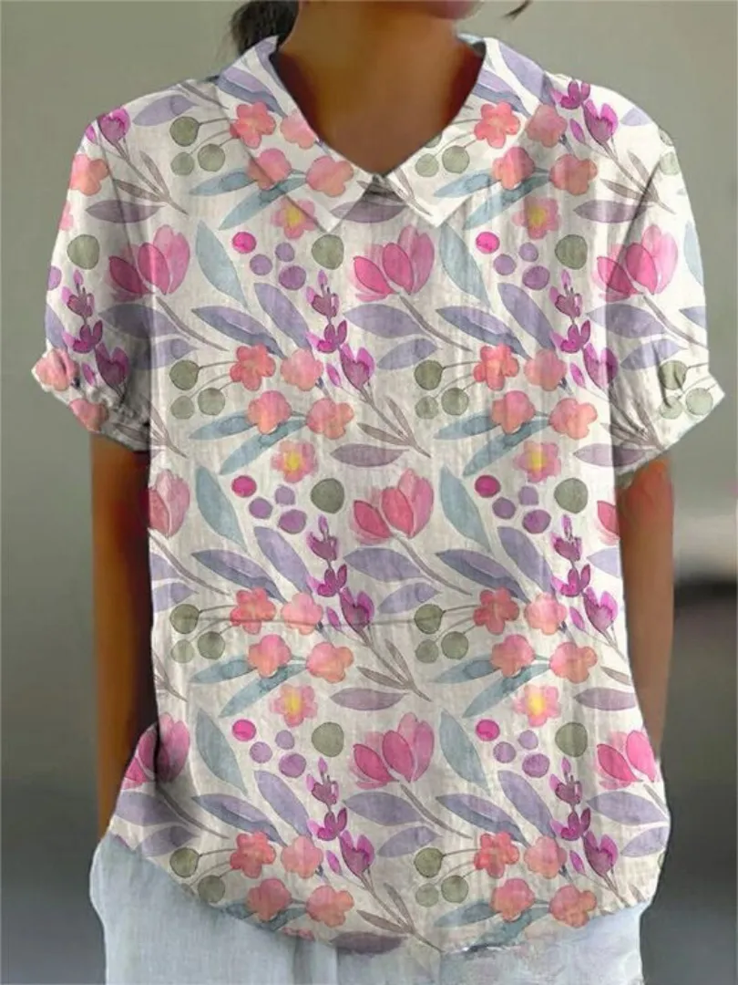 Liv | Stylish Ladies Blouse with Floral Pattern