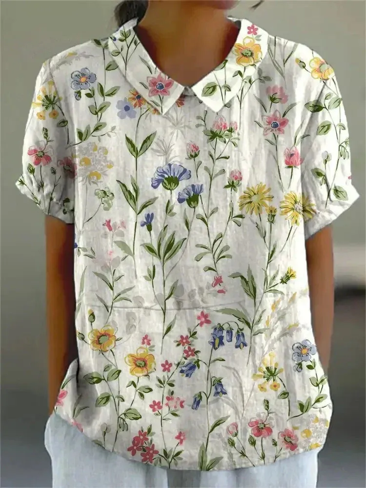Liv | Stylish Ladies Blouse with Floral Pattern