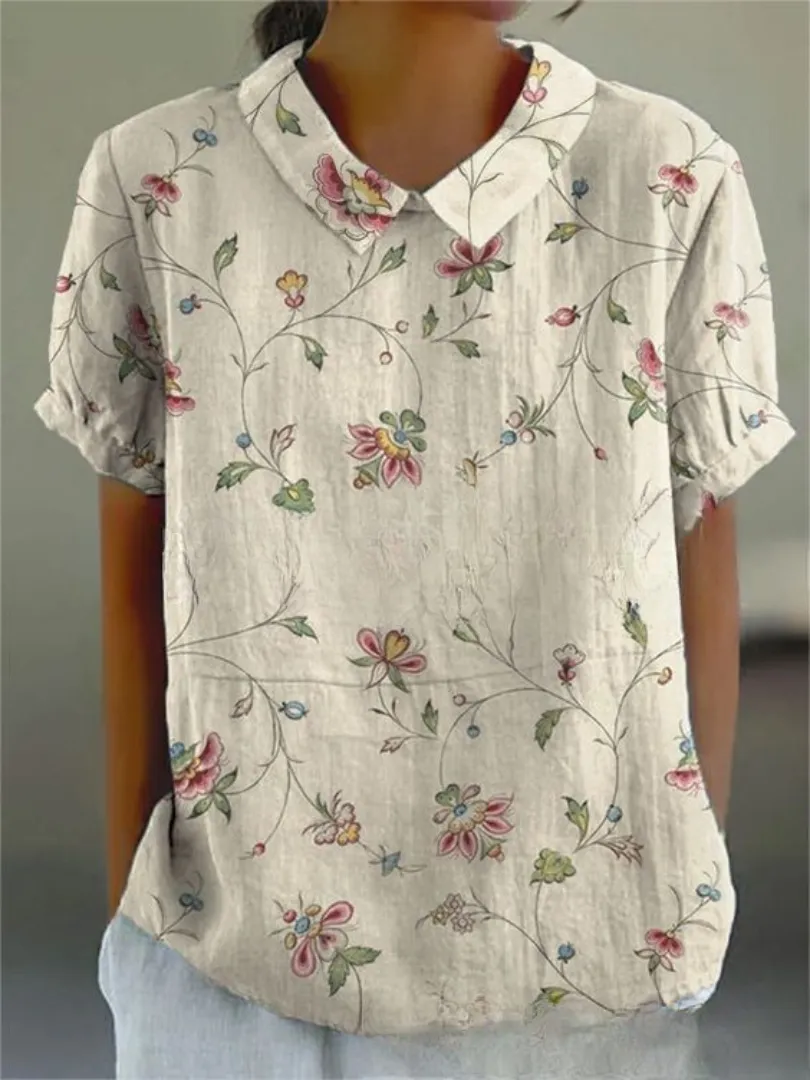 Liv | Stylish Ladies Blouse with Floral Pattern
