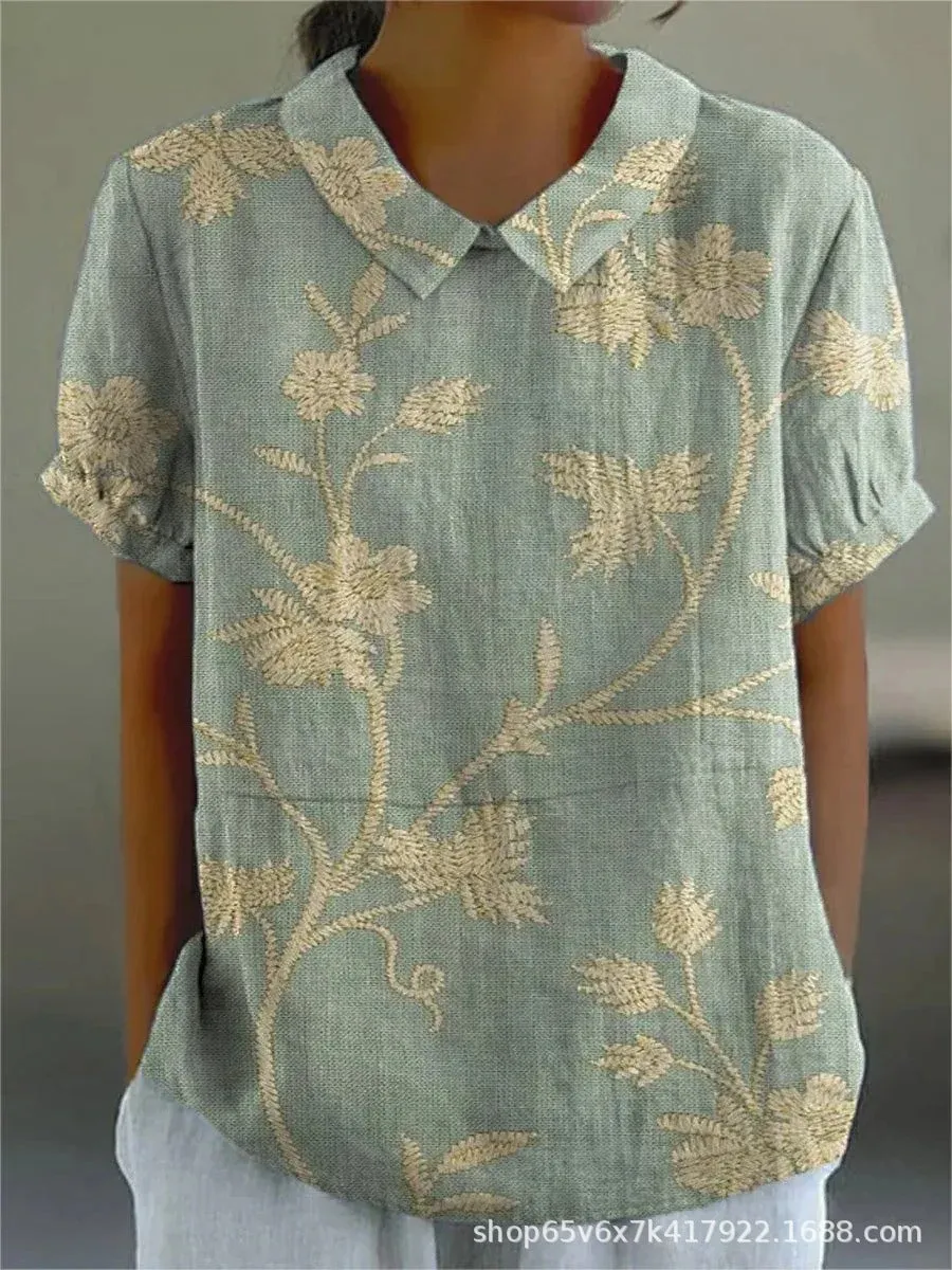 Liv | Stylish Ladies Blouse with Floral Pattern