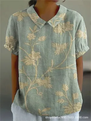 Liv | Stylish Ladies Blouse with Floral Pattern