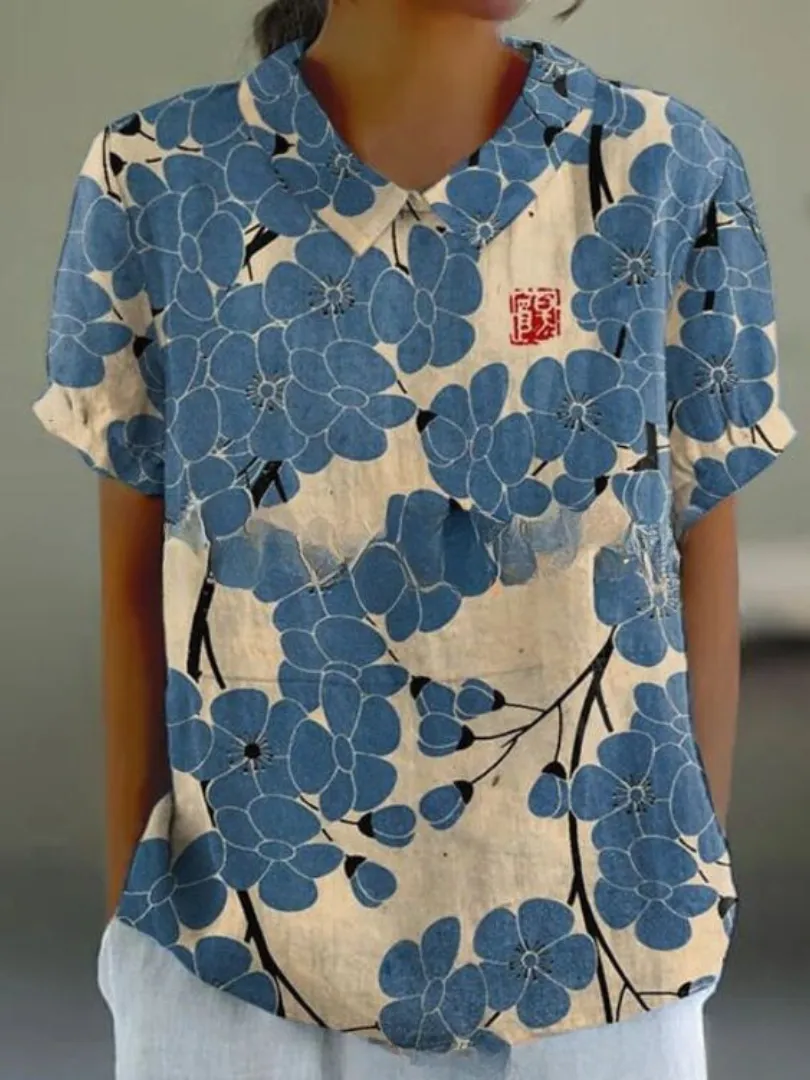 Liv | Stylish Ladies Blouse with Floral Pattern
