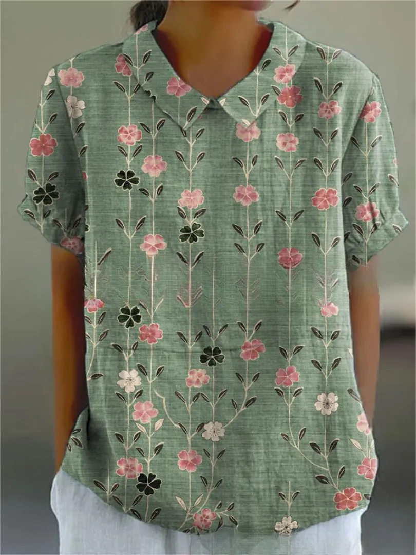 Liv | Stylish Ladies Blouse with Floral Pattern