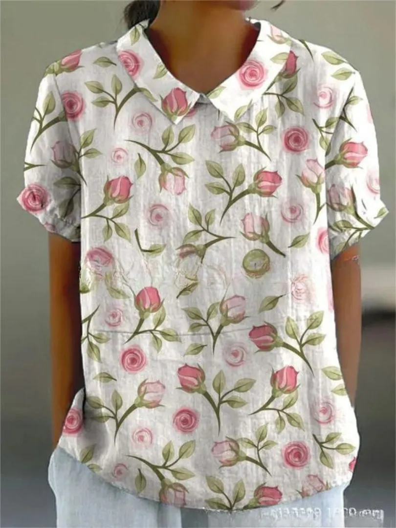 Liv | Stylish Ladies Blouse with Floral Pattern