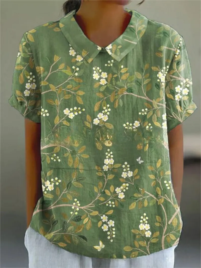 Liv | Stylish Ladies Blouse with Floral Pattern