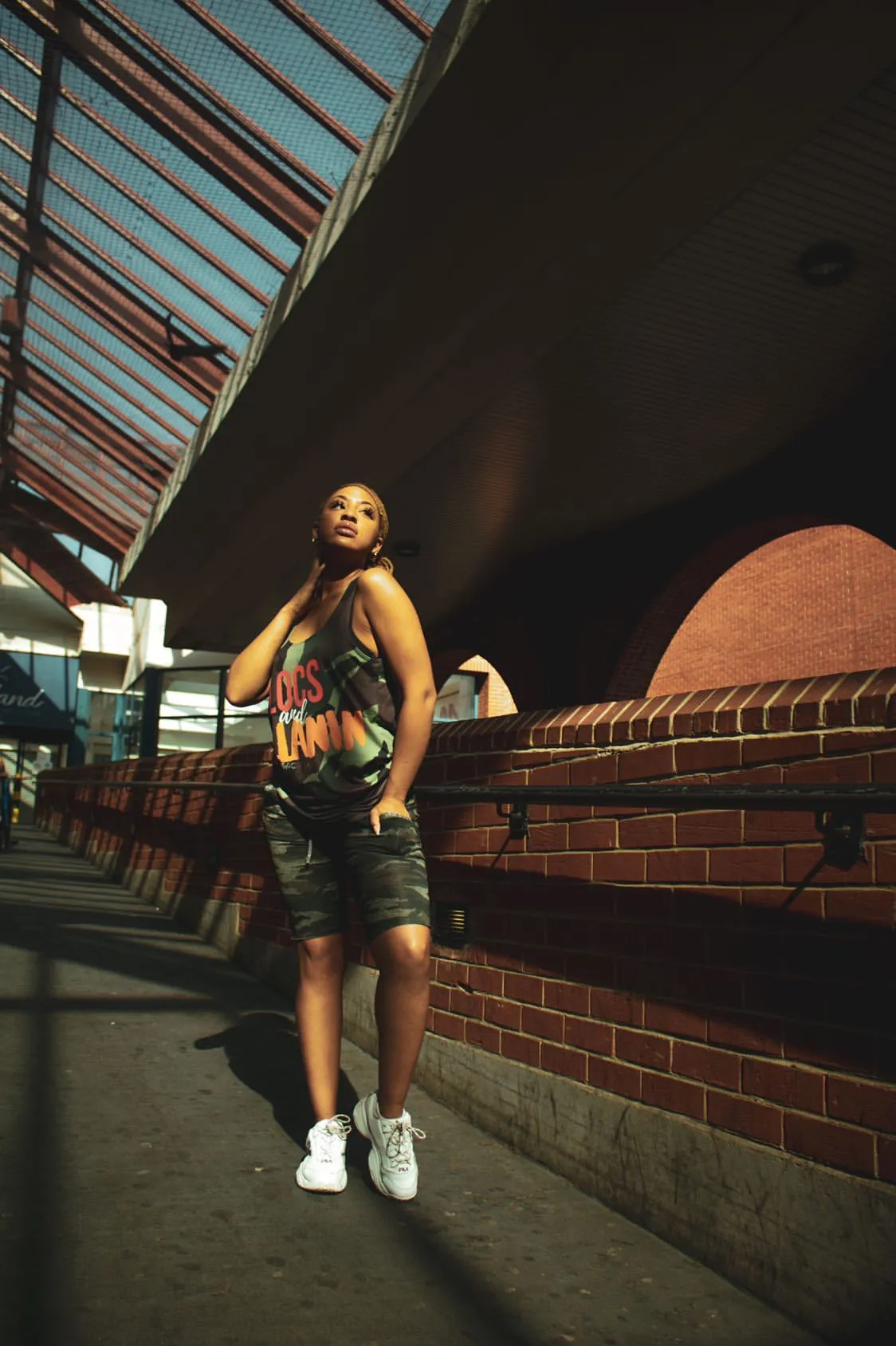 LOCS AND MELANIN CAMO Unisex Tank