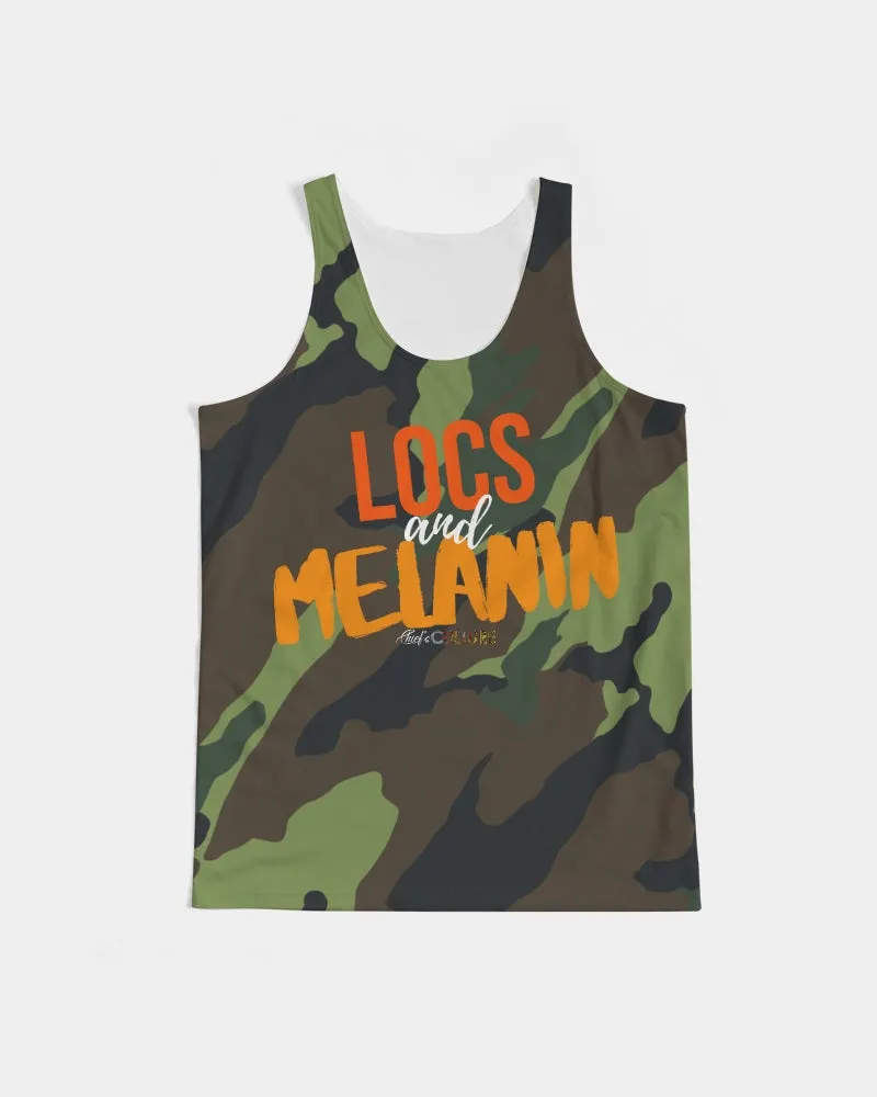 LOCS AND MELANIN CAMO Unisex Tank