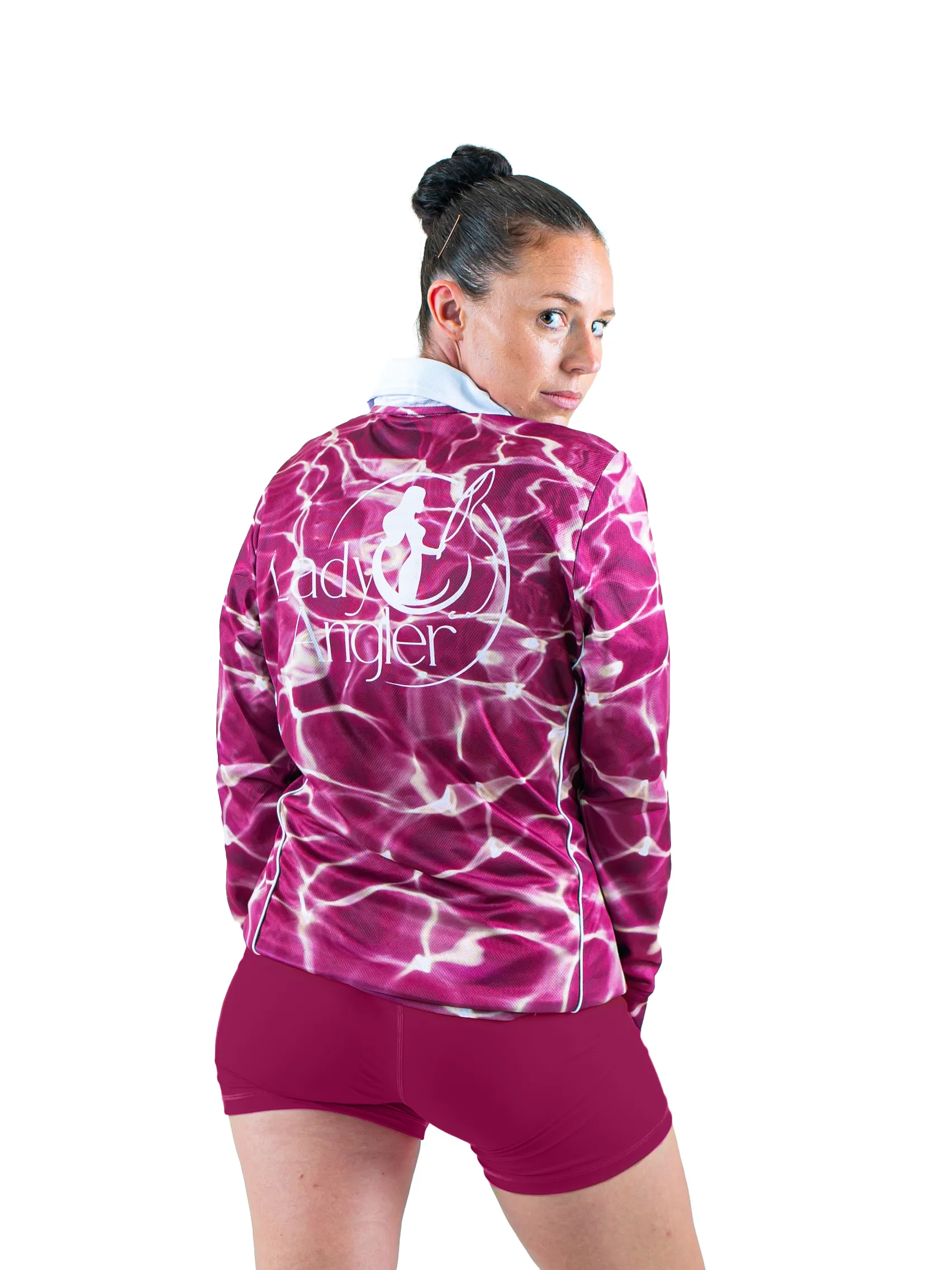 Long Sleeve Fishing Shirt - Reflection Pink