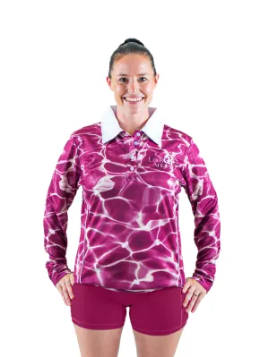 Long Sleeve Fishing Shirt - Reflection Pink