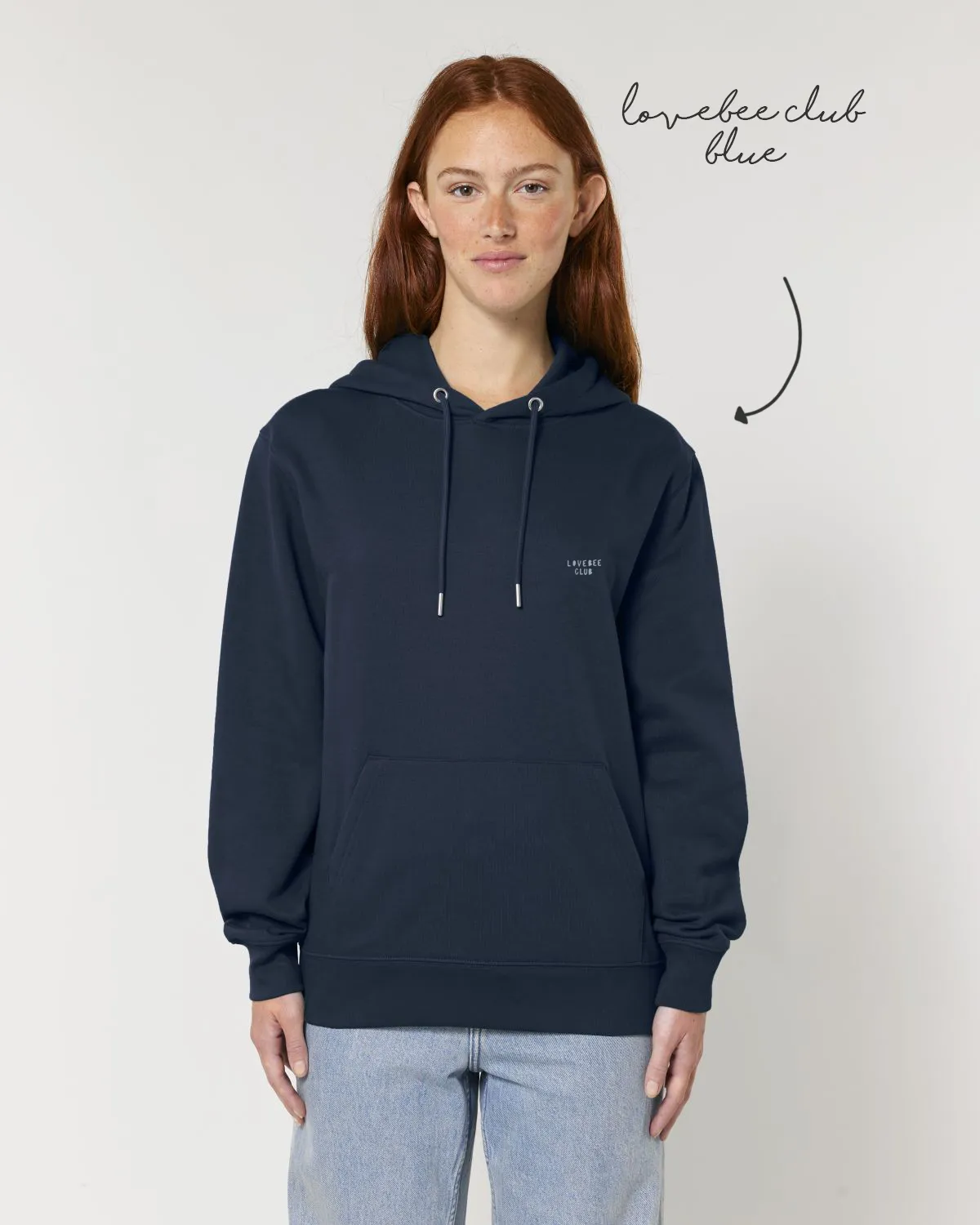 LoveBee Adult Hoodie | Navy