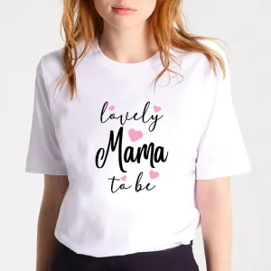 Lovely Mama To Be T-shirt