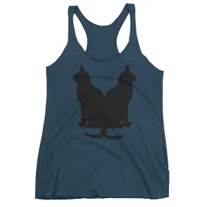 Lucky Black Cats Racerback Tank Top