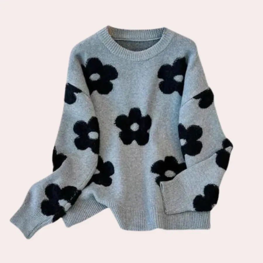Luxury, soft-knitted ladies' jumper