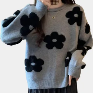 Luxury, soft-knitted ladies' jumper