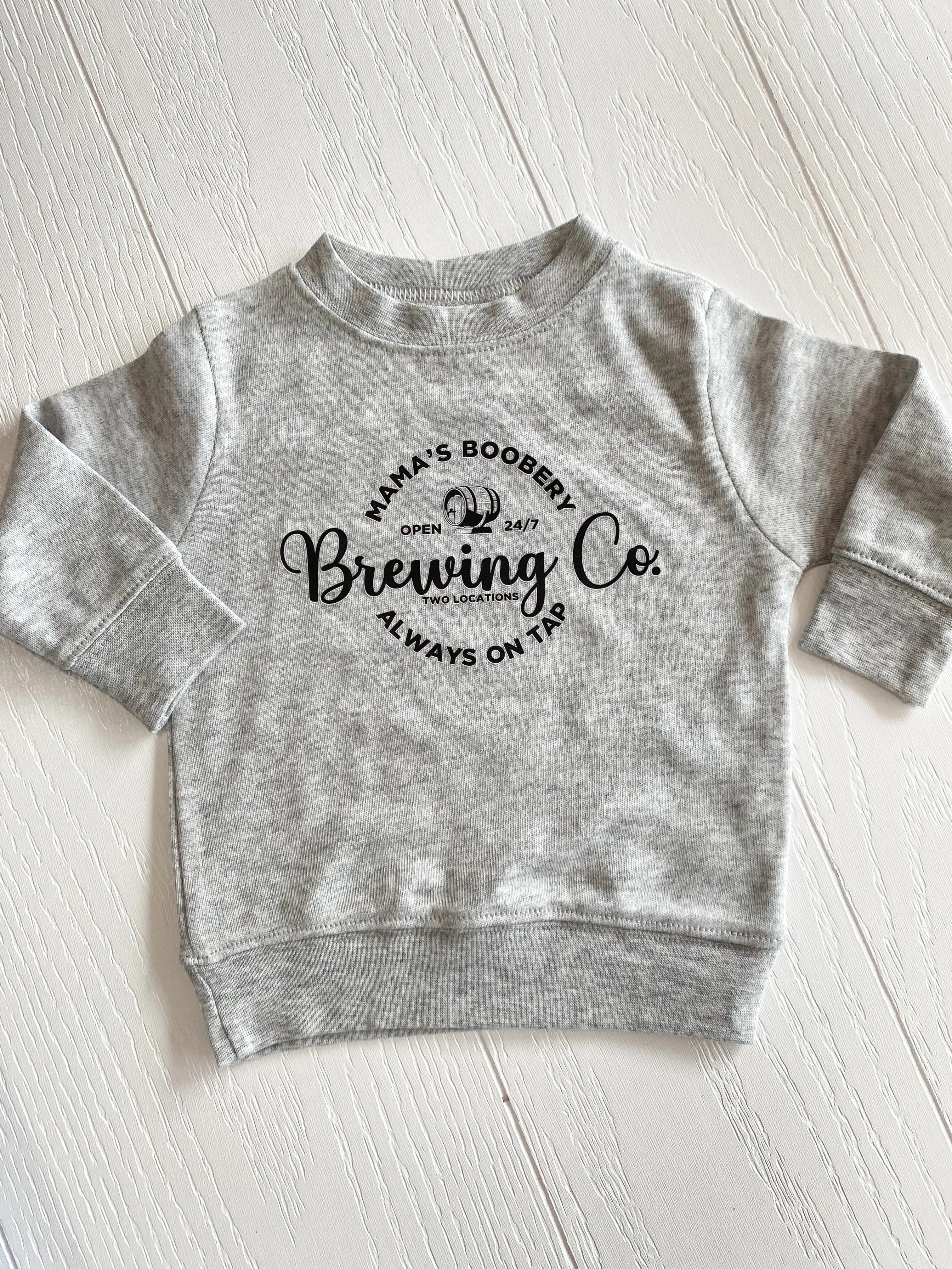 Mama's Boobery Toddler Pullover Top | Build Your Own Tshirt Bar