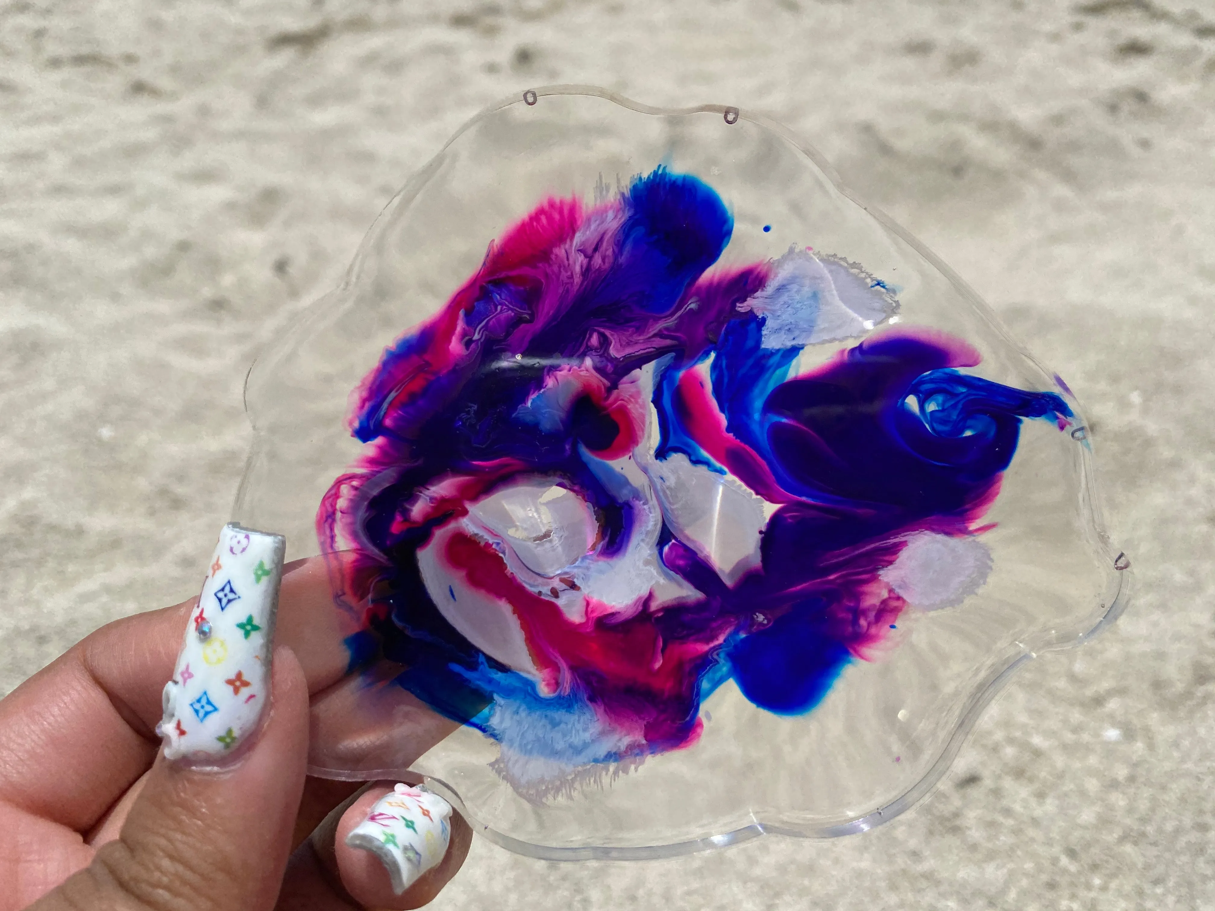 Marble Inked Coaster Set (of 5)