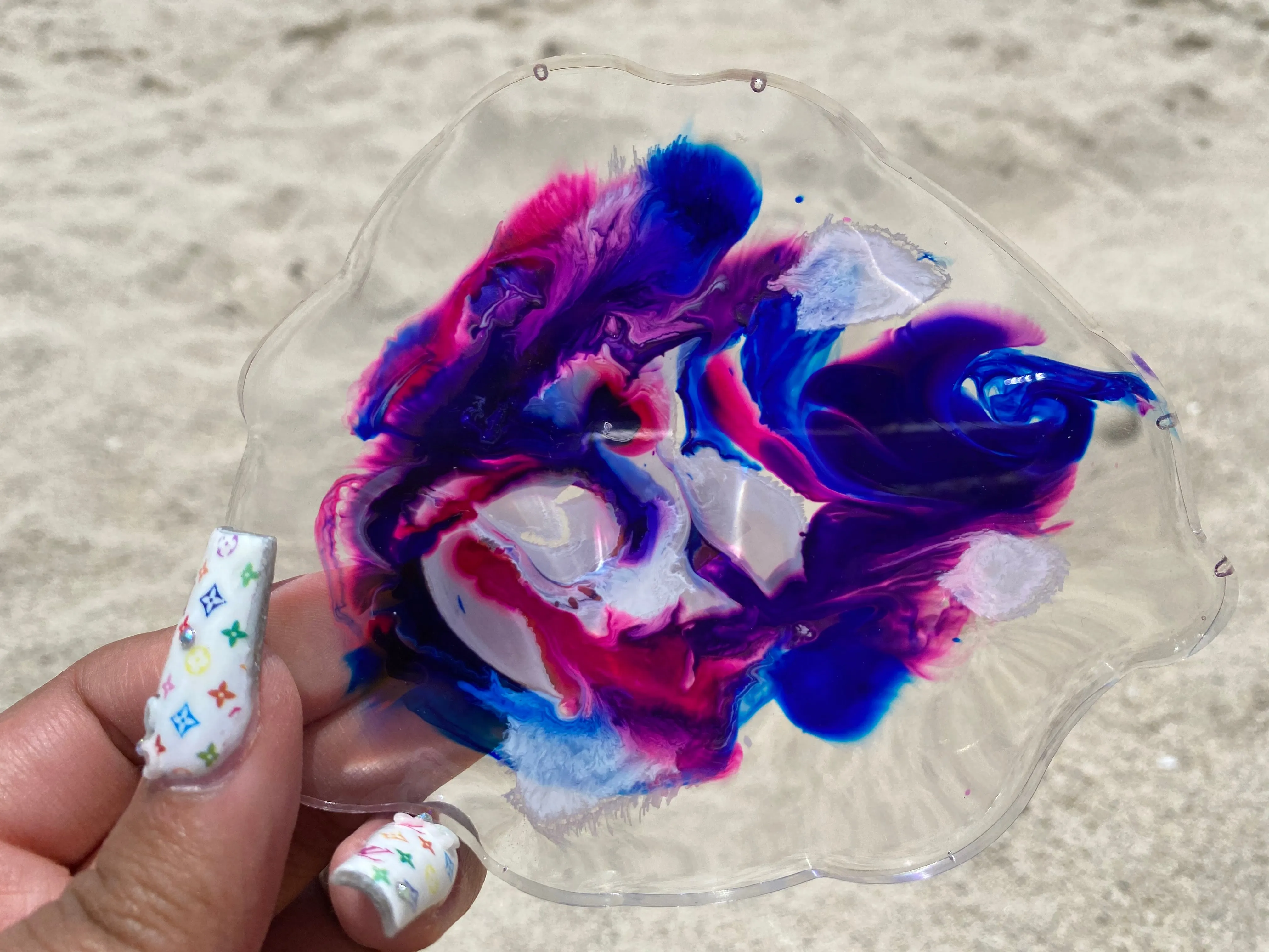 Marble Inked Coaster Set (of 5)