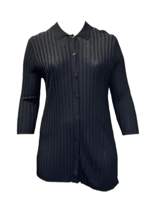Marina Rinaldi Women's Black Macina Knitted Sweater NWT