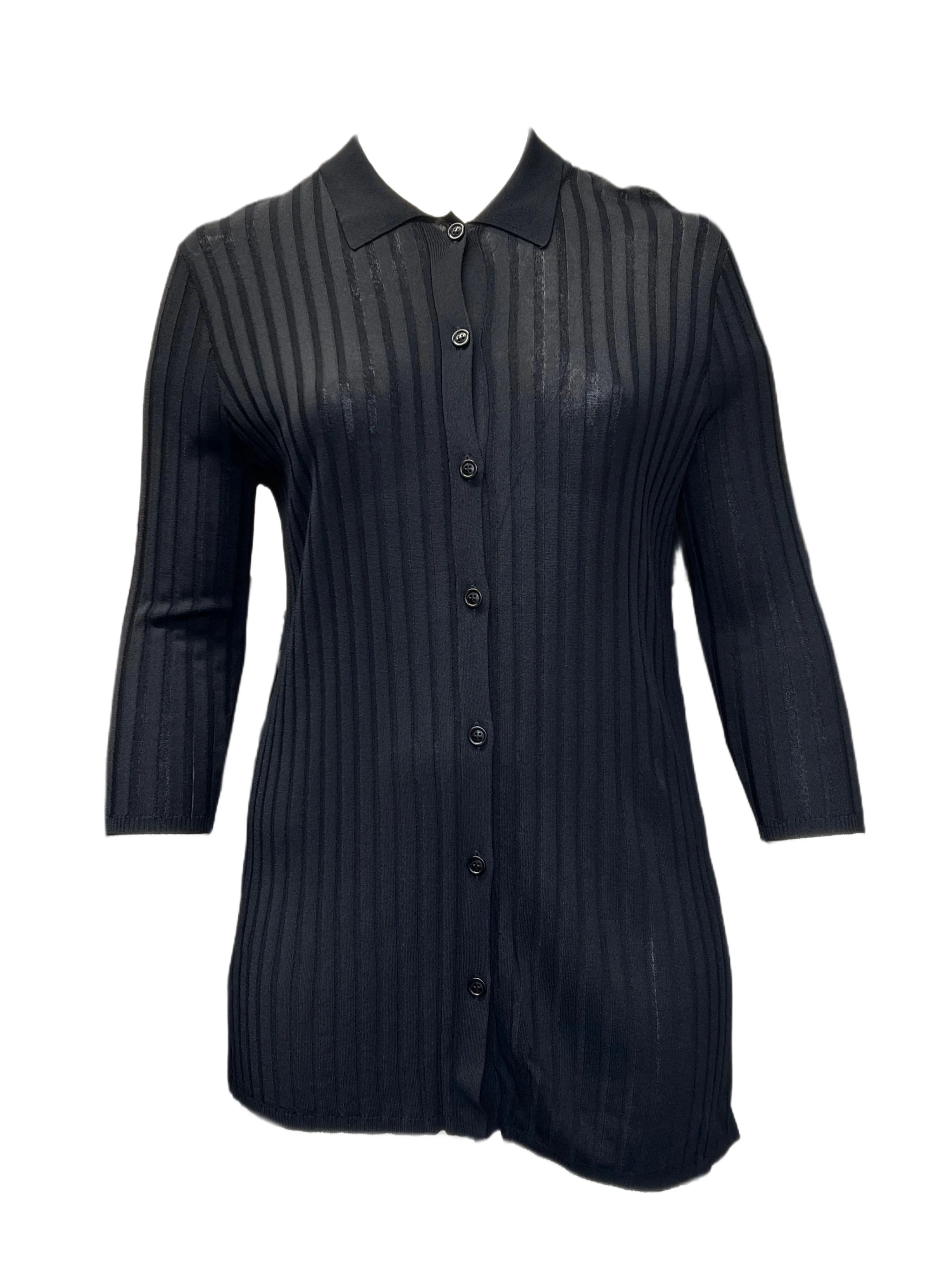 Marina Rinaldi Women's Black Macina Knitted Sweater NWT