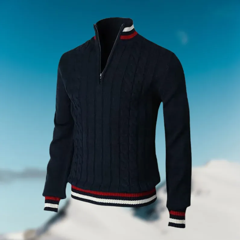 Martin - the elegant men's jumper with collar