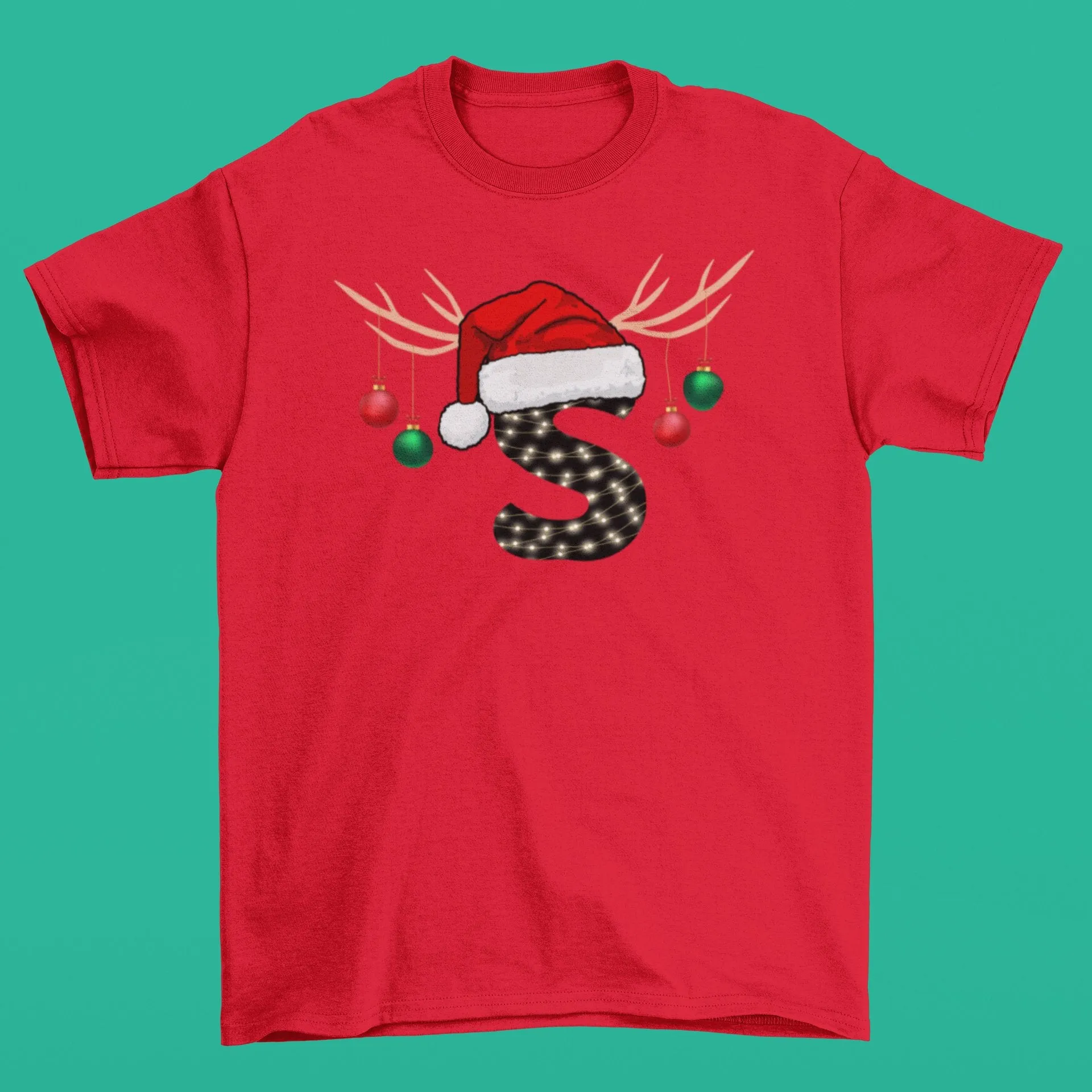 Matching Family Christmas Tshirt - Letter Names
