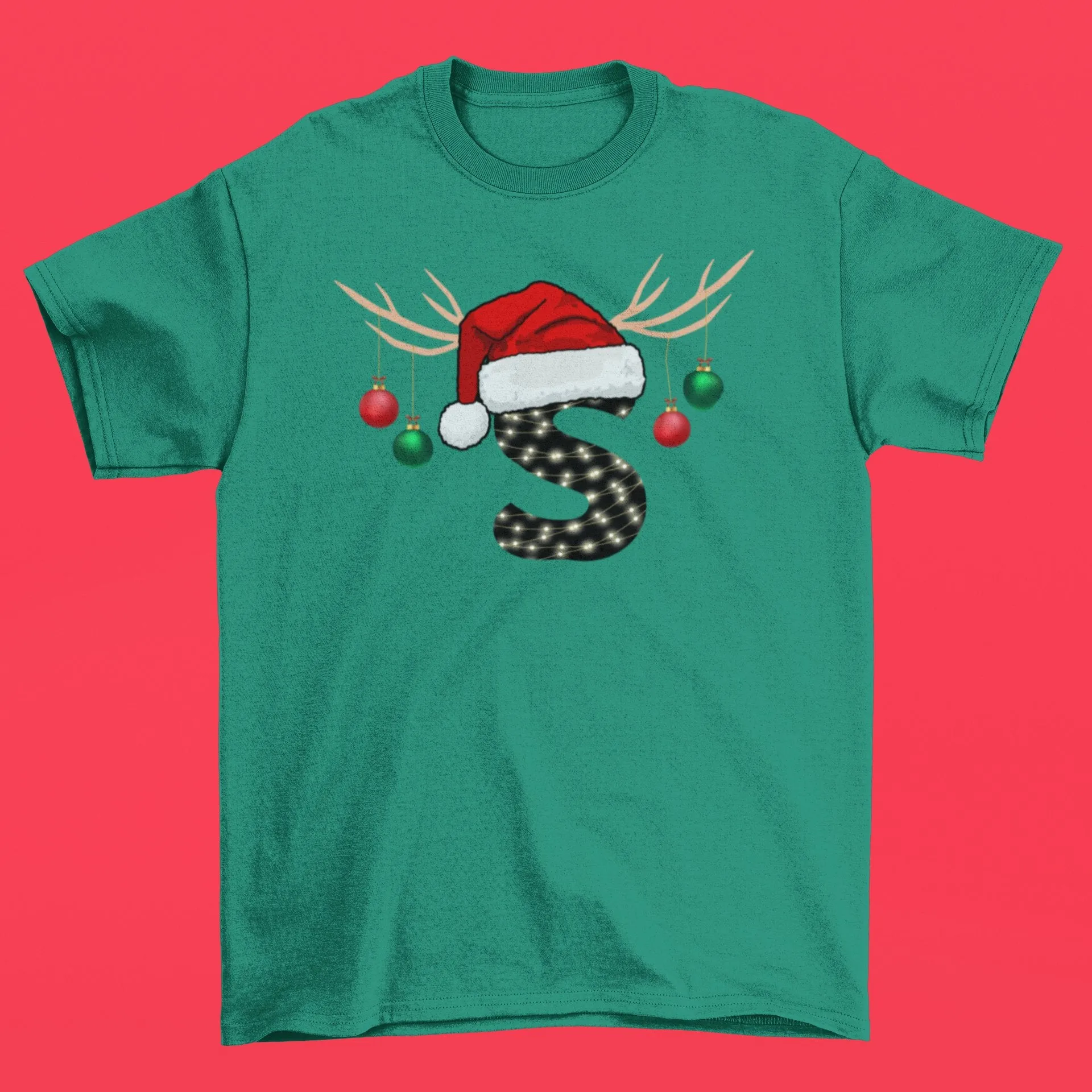 Matching Family Christmas Tshirt - Letter Names