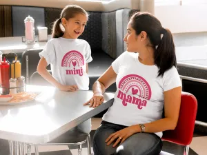 Matching Mama & Mini Rainbow T-shirts