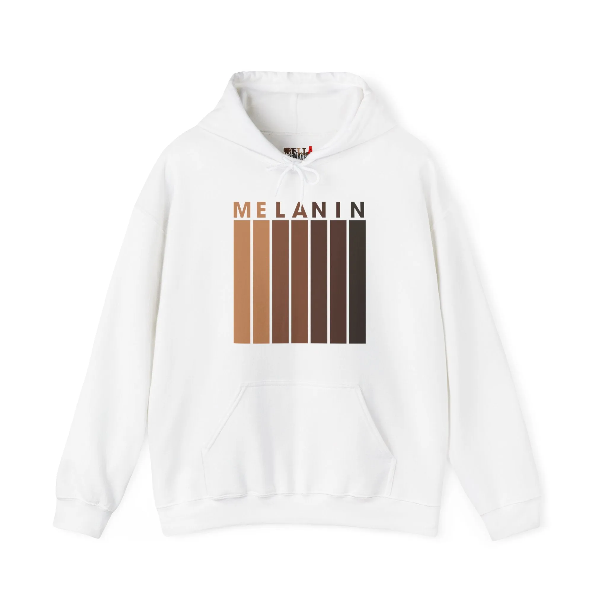 Melanin Vertical Stripes Heavy Blend Hoodie