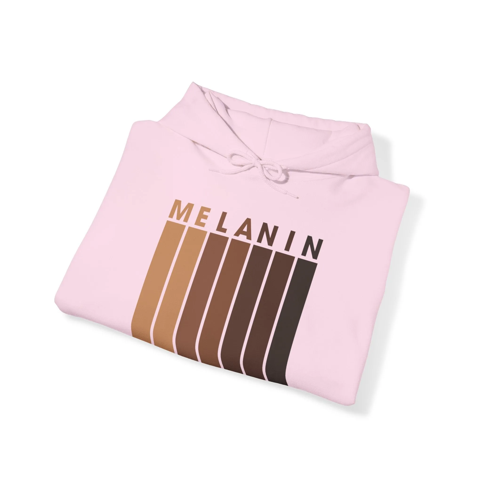Melanin Vertical Stripes Heavy Blend Hoodie