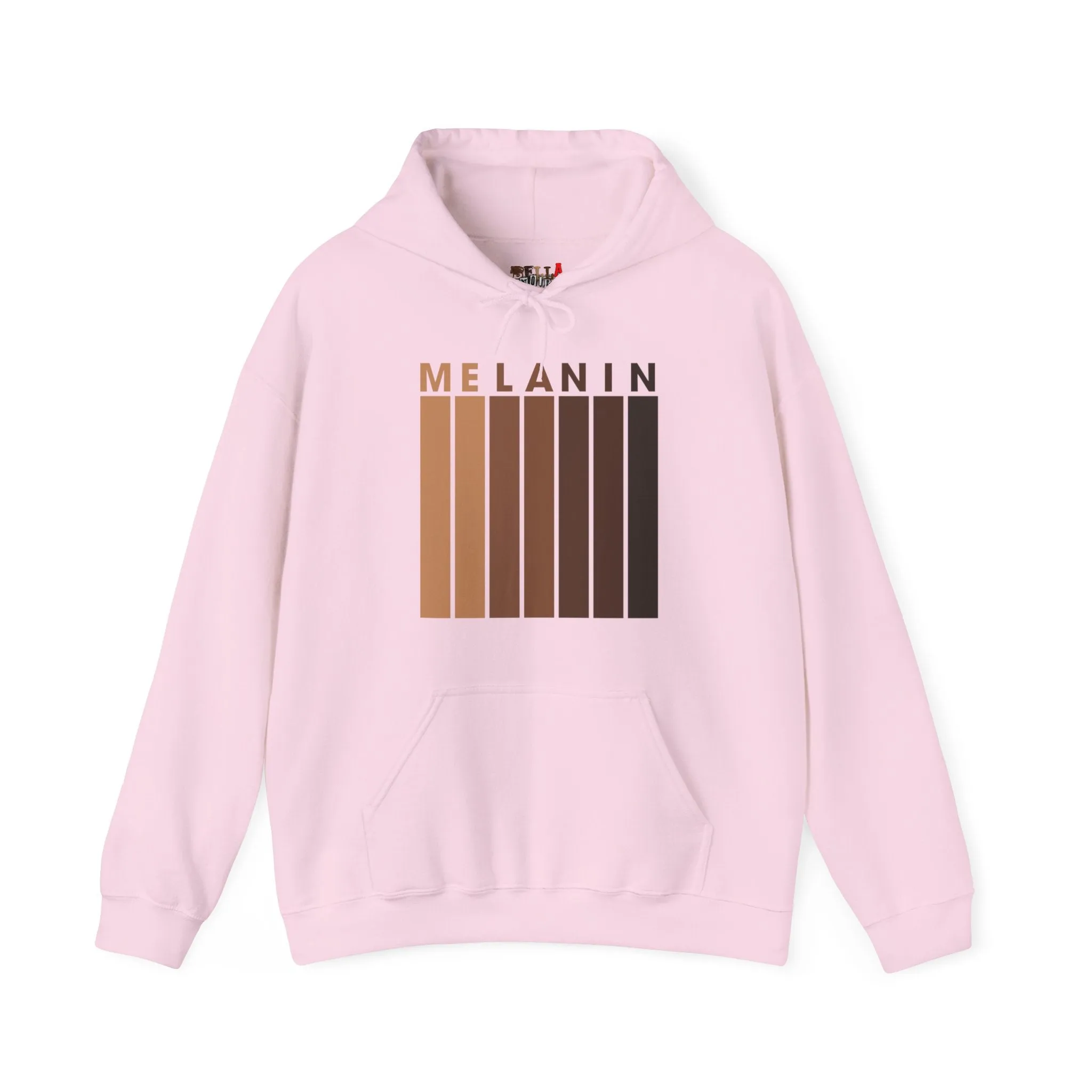 Melanin Vertical Stripes Heavy Blend Hoodie