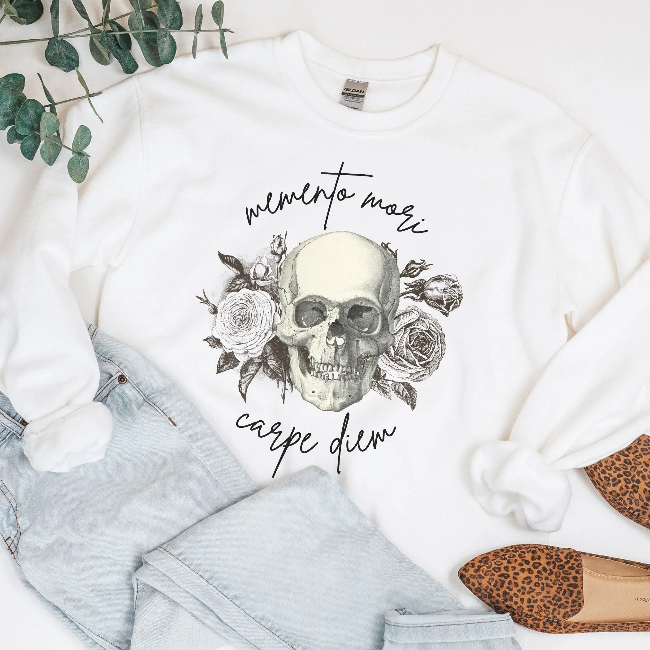 Memento Mori Carpe Diem Sweatshirt