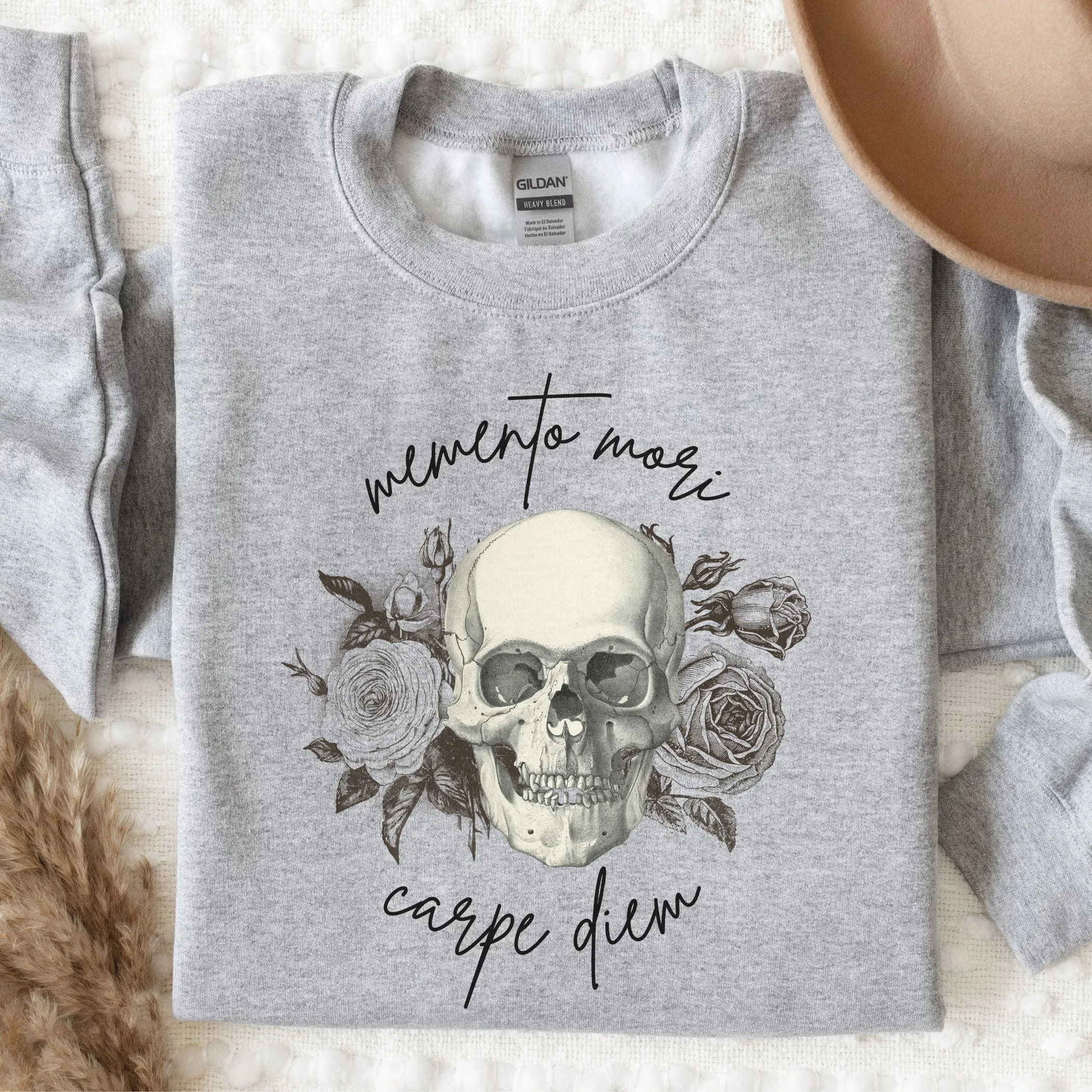 Memento Mori Carpe Diem Sweatshirt