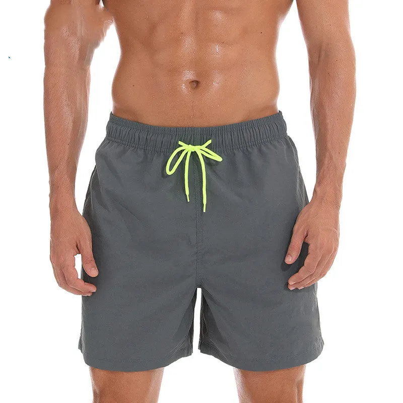 Men's Breathable Beach Shorts with Water-Repellent Fabric