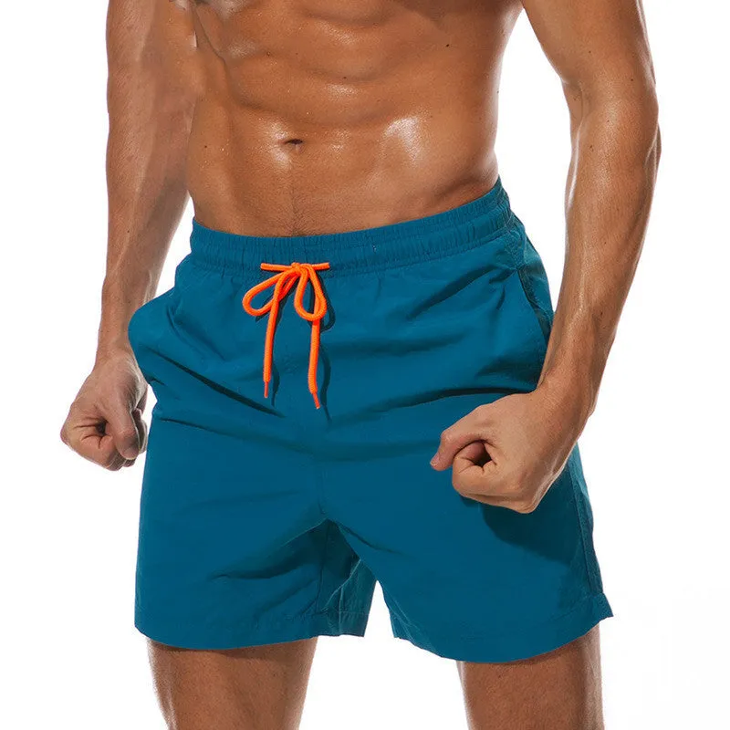 Men's Breathable Beach Shorts with Water-Repellent Fabric
