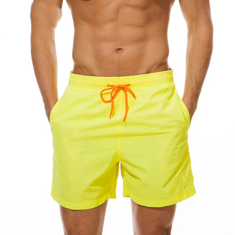 Men's Breathable Beach Shorts with Water-Repellent Fabric