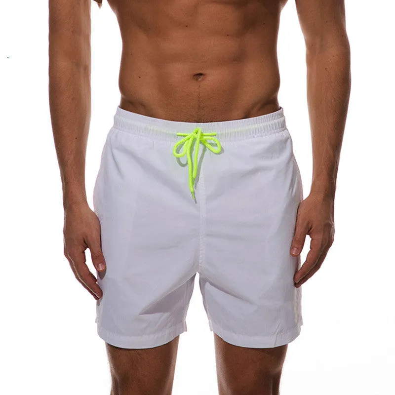 Men's Breathable Beach Shorts with Water-Repellent Fabric