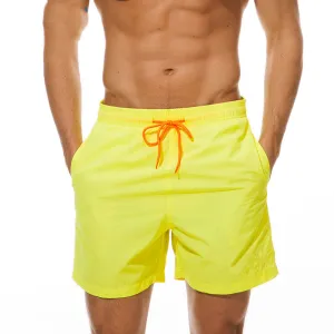 Men's Breathable Beach Shorts with Water-Repellent Fabric