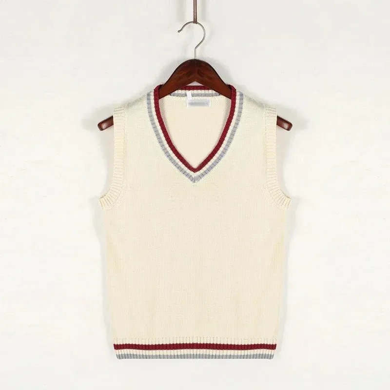 Men's Cable Knit V-Neck Sweater Vest