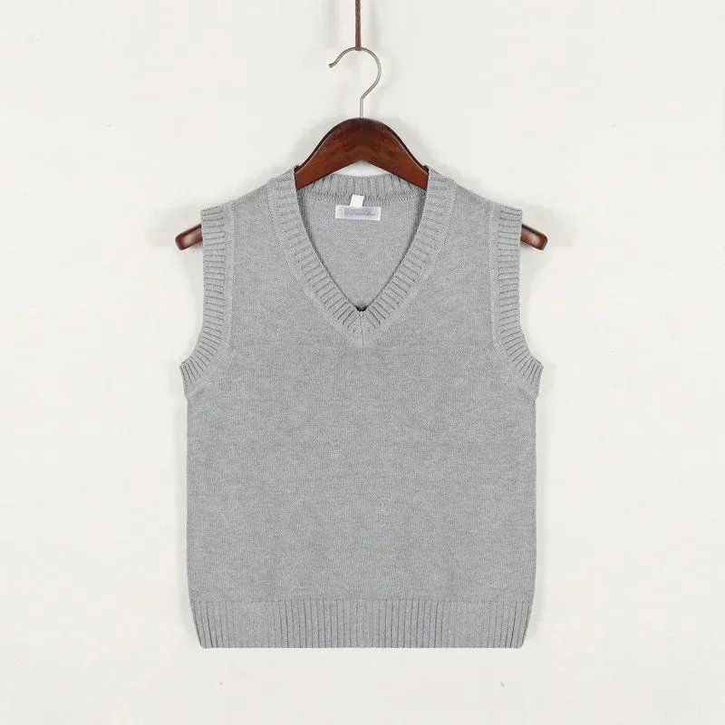 Men's Cable Knit V-Neck Sweater Vest