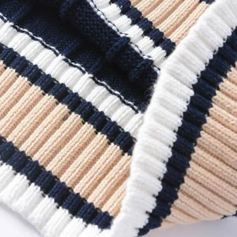 Men's Cable Knit V-Neck Sweater Vest