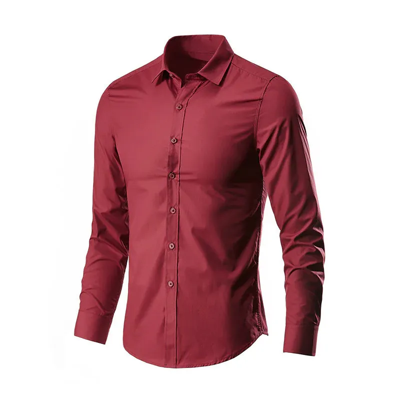 Men's Casual Shoes and Long Sleeve White Dress Shirt