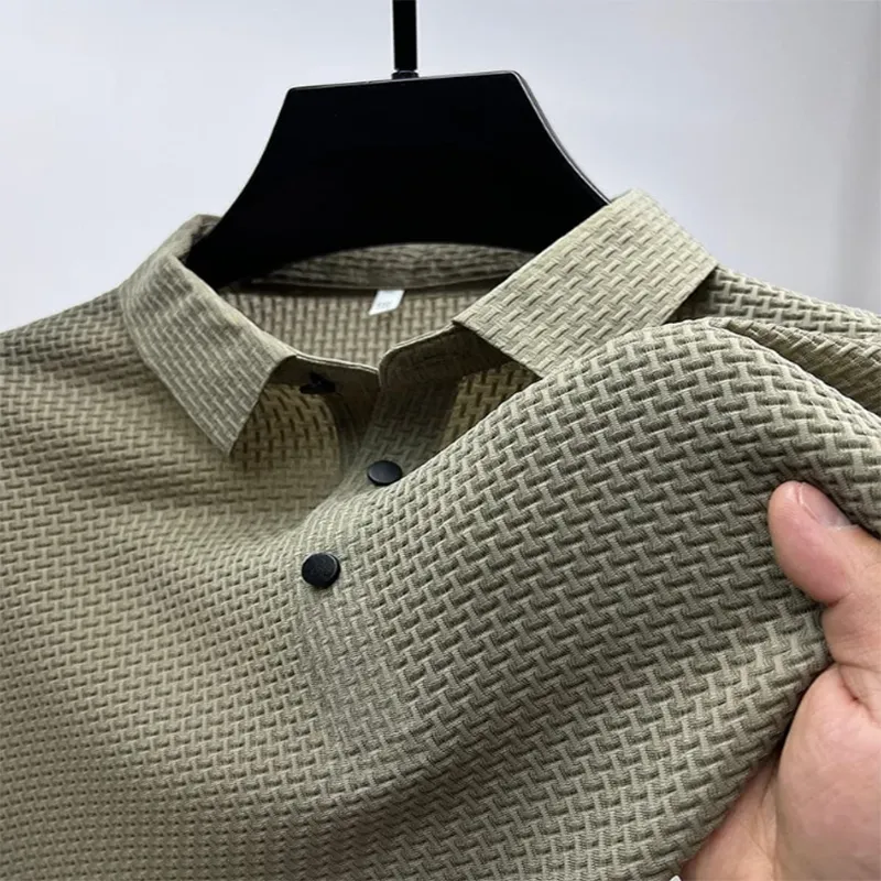Men's Comfortable Breathable Mesh Short Sleeve Shirt